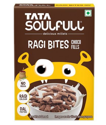 TATA Soulful Ragi Bites Choco fills MRP Rs.45